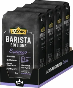 JACOBS Kaffeebohnen Barista Editions Espresso Esproessobohnen 4x1 Kg +2 Dosen -Haribo || Tassimo || Senseo Verkaufsgeschäft 2d7aa52c95bedfbd3733ea2c20feedad