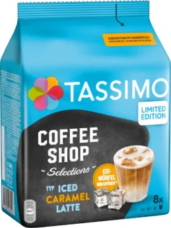 TASSIMO Kapseln Typ Iced Caramel Latte Coffee Shop Selections Discs 40 Getränke -Haribo || Tassimo || Senseo Verkaufsgeschäft 2e5647e3030c077894f041c79a593658