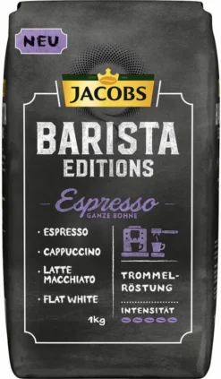 Jacobs Barista Editions Espresso | Ganze Bohne | 1000g -Haribo || Tassimo || Senseo Verkaufsgeschäft 317fdc69b05f9c558235ee00df9ea5cb