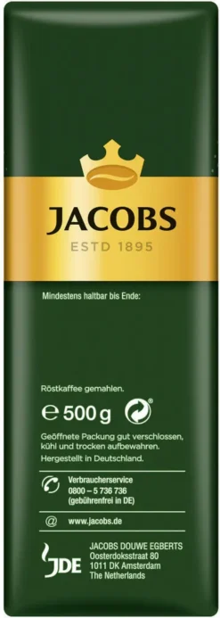 JACOBS Filterkaffee Krönung 6x500g Pulver-Kaffee Gemahlen Röstkaffee 1,5kg -Haribo || Tassimo || Senseo Verkaufsgeschäft 3727be2faf9dff5a6748260d68714306