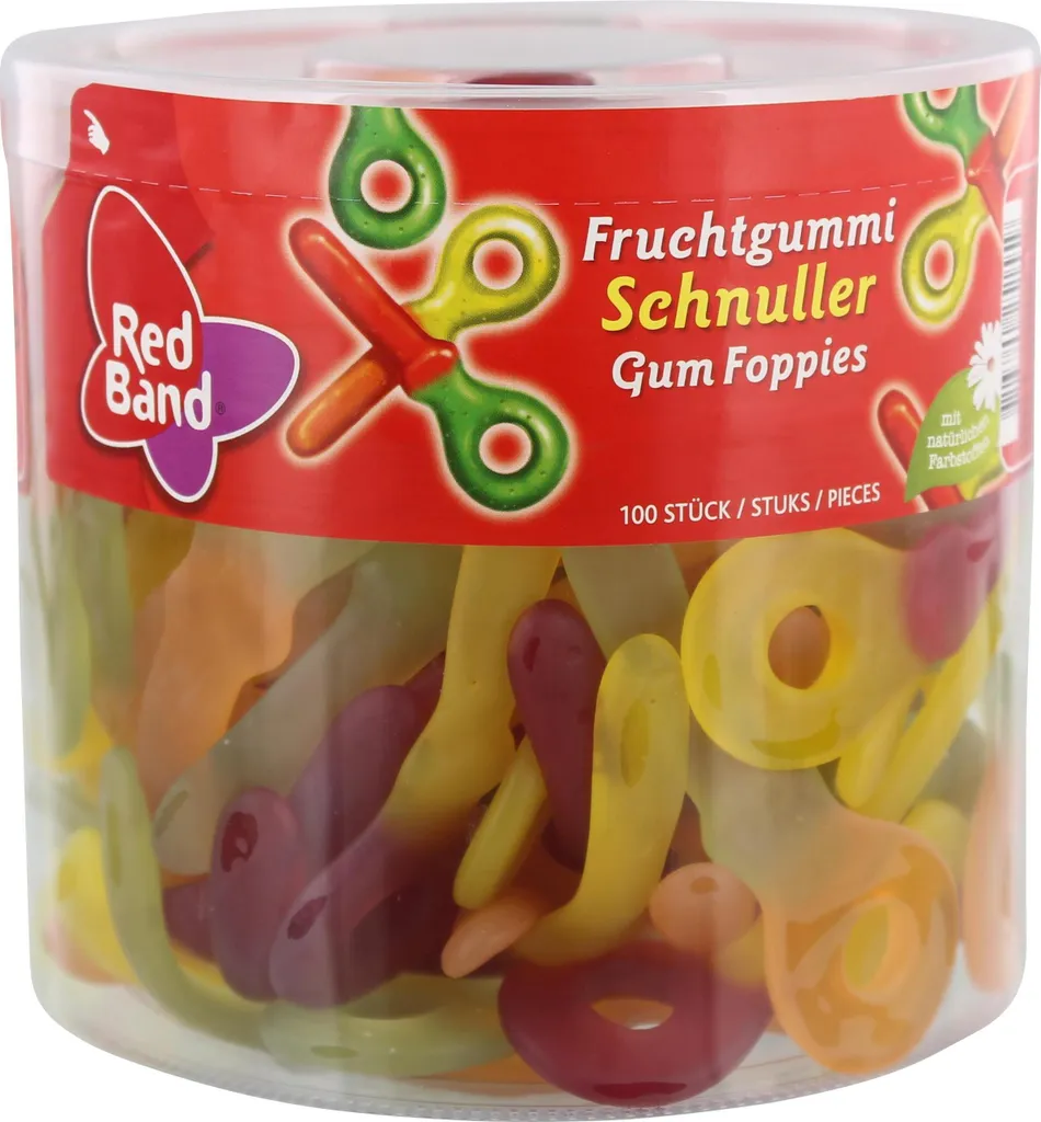 Red Band Fruchtgummi Schnuller 100 Stück, 1150g 7 Red Band Fruchtgummi Schnuller 100 Stück, 1150g – Bild 5
