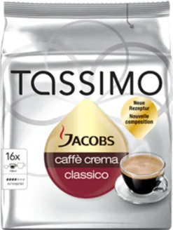 Tassimo Jacobs Caffè Crema Classico | 16 T Discs, Kaffeekapseln -Haribo || Tassimo || Senseo Verkaufsgeschäft 38ff786807a9f891e5f514d7fde8cf5d