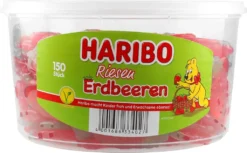 HARIBO Riesen Erdberen Dose Mit 150 Stück -Haribo || Tassimo || Senseo Verkaufsgeschäft 3982b8126a9749e2b684265dccef186b