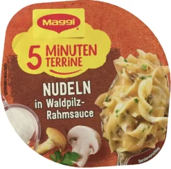 8 X Maggi - 5 Minuten Terrine - Nudeln In Waldpilz Rahmsauce (8 X 56g) -Haribo || Tassimo || Senseo Verkaufsgeschäft 3cf23e2e8b50f11fdbeb0023c826afd3