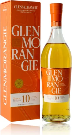 Glenmorangie The Original 10 Jahre Highland Single Malt Scotch Whisky In Geschenkpackung | 40 % Vol | 0,7 L -Haribo || Tassimo || Senseo Verkaufsgeschäft 3dfbf3ba873aa92451b64b100634f6f1