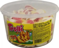 Trolli Saure Pfirsichringe Schaumgummi Fruchtgummi 150 Stück 1200g 7 Trolli Saure Pfirsichringe Schaumgummi Fruchtgummi 150 Stück 1200g -Haribo || Tassimo || Senseo Verkaufsgeschäft 3e0e78f4b2f9de23164378ee3d2aa028
