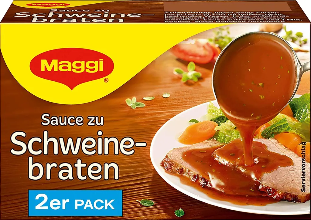 Maggi Sauce Zu Schweinebraten Perfekt Zu Fleisch 2er Für 2x 250ml 3 Maggi Sauce Zu Schweinebraten Perfekt Zu Fleisch 2er Für 2x 250ml