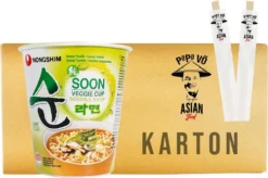 [ 12x 67g ] NONG SHIM SOON VEGGIE CUP Noodle SOUP Gemüse Instant Nudelsuppe -Haribo || Tassimo || Senseo Verkaufsgeschäft 40849ba932c3979b1af1f1786133955b