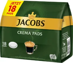 JACOBS Pads Crema Classic 270 Getränke - 15x18 Kaffeepads Senseo Kompatibel -Haribo || Tassimo || Senseo Verkaufsgeschäft 413fd8006046b3bb7b8a0f6e182c223b