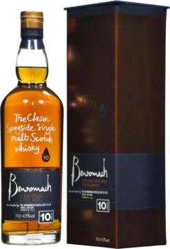 Benromach 10 Years Old Speyside Single Malt Scotch Whisky In Geschenkpackung | 43 % Vol | 0,7 L