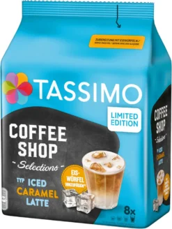 TASSIMO Kapseln Typ Iced Caramel Latte Coffee Shop Selections Discs 8 Getränke -Haribo || Tassimo || Senseo Verkaufsgeschäft 425aaa7a16ae0b8be0bde480f8b54b78