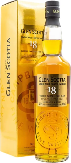 Glen Scotia 18 Jahre · 46% · Campbeltown Single Malt -Haribo || Tassimo || Senseo Verkaufsgeschäft 431fa15189dd49d87085f57060834a13