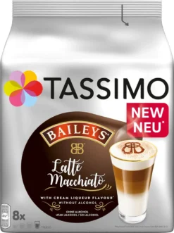 TASSIMO Kapseln Latte Macchiato Vielfaltspaket Discs 40 Getränke 5 Sorten Kaffee -Haribo || Tassimo || Senseo Verkaufsgeschäft 47aa838d31503f2f53ed4f46575a2306