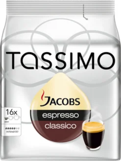 Tassimo Jacobs Espresso Classico | 16 T Discs, Kaffeekapseln -Haribo || Tassimo || Senseo Verkaufsgeschäft 48db1defc7b502df1bffc3e41b51c053