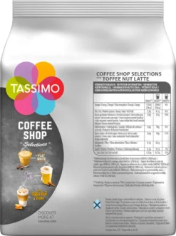 TASSIMO Coffee Shop Selections Toffee Nut Latte T Discs Kapseln 5 X 8 Getränke 11 TASSIMO Coffee Shop Selections Toffee Nut Latte T Discs Kapseln 5 X 8 Getränke -Haribo || Tassimo || Senseo Verkaufsgeschäft 48e2d484d30832cfafb03bf7b1e45da6