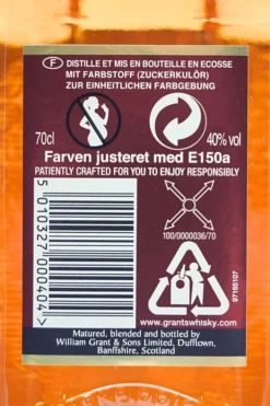 Grant's The Family Reserve Blended Scotch Whisky | 40 % Vol | 0,7 L -Haribo || Tassimo || Senseo Verkaufsgeschäft 49094423bfb9b5f73d7013d96d4a32e2
