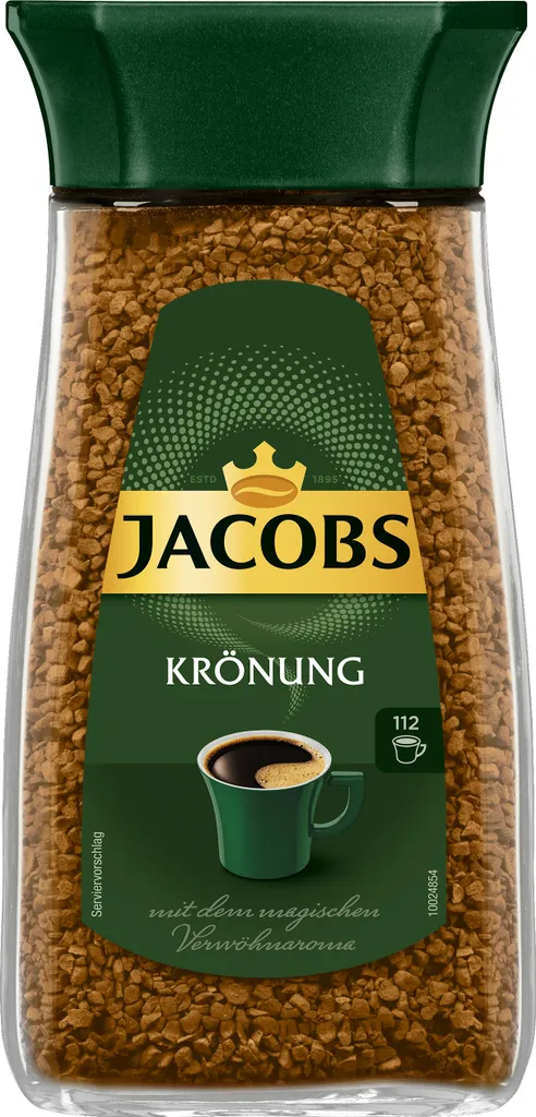 Jacobs Krönung Klassisch | Löslicher Kaffee | 200g-Glas 4 Jacobs Krönung Klassisch | Löslicher Kaffee | 200g-Glas – Bild 2