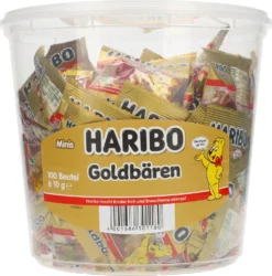 Haribo Goldbären Mini Beutel Fruchtgummi 100 Stück -Haribo || Tassimo || Senseo Verkaufsgeschäft 4b3316ce96458158506c9e9ccd3edfb0