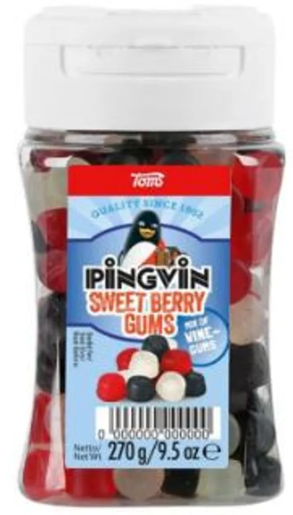Toms Pingvin Sweet Berry Gums 270g 3 Toms Pingvin Sweet Berry Gums 270g