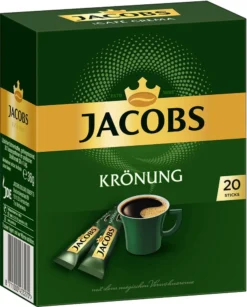 JACOBS Löskaffee Krönung 16 X 20 Sticks Löslicher Kaffee Instantkaffee 320 Getränke 14 JACOBS Löskaffee Krönung 16 X 20 Sticks Löslicher Kaffee Instantkaffee 320 Getränke -Haribo || Tassimo || Senseo Verkaufsgeschäft 4ce4c67dd85112c9595d8eed20287abf
