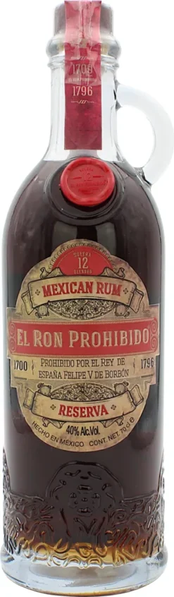 El Ron Prohibido Rum Solera 12 Jahre Mexican Rum | 40 % Vol | 0,7 L -Haribo || Tassimo || Senseo Verkaufsgeschäft 4ce5943d11d9a106f58530d782de3838