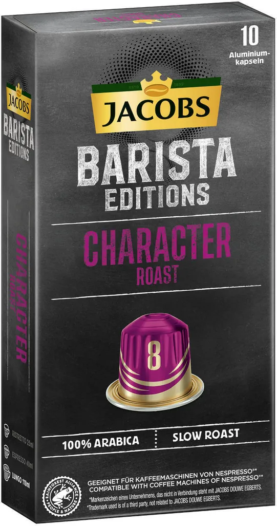JACOBS Kapseln Barista Editions Character Roast 8 10x10 Nespresso®* Kompatibel 6 JACOBS Kapseln Barista Editions Character Roast 8 10x10 Nespresso®* Kompatibel – Bild 4