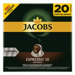 JACOBS Espresso 10 Intenso 200 Nespresso®* Kompatible Kaffeekapseln -Haribo || Tassimo || Senseo Verkaufsgeschäft 4ee0f35e4dc4691fd900ede36b93ed27