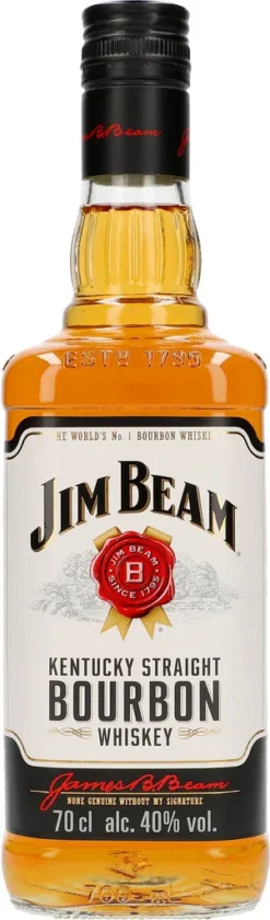 Jim Beam Kentucky Straight Bourbon Whiskey | 40 % Vol | 0,7 L -Haribo || Tassimo || Senseo Verkaufsgeschäft 4f9798ac158fd2e9e8e5d0084278f3e4