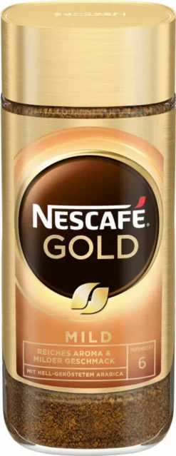 Nescafé® Nescafé Gold Mild | Löslicher Kaffee | 200g-Glas -Haribo || Tassimo || Senseo Verkaufsgeschäft 5180226be044506d72c5d1b5cde922e5