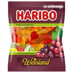 Haribo Weinland Echtes Weingummi Weich Fruchtig Leicht Sauer 100g