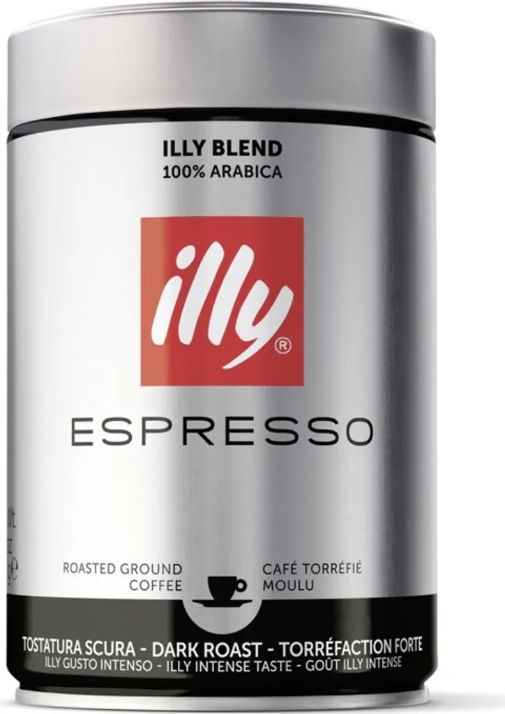 Illy Espresso Dunkle Röstung / Dark Roast | Gemahlen | 250g-Dose 3 Illy Espresso Dunkle Röstung / Dark Roast | Gemahlen | 250g-Dose