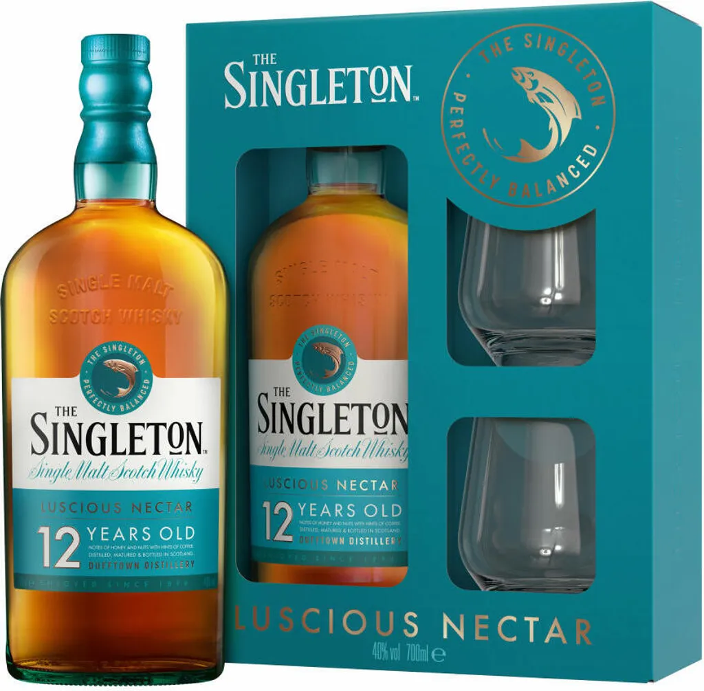 The Singleton Of Dufftown 12 Jahre | Geschenk-Set Share & Savour Mit 0,7l. Flasche Und Zwei Tumbler-Gläsern 4 The Singleton Of Dufftown 12 Jahre | Geschenk-Set Share & Savour Mit 0,7l. Flasche Und Zwei Tumbler-Gläsern – Bild 2