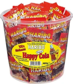 Haribo Happy Cola Ohne Künstliche Farbstoffe 100 Minibeutel á 10g = 1000g -Haribo || Tassimo || Senseo Verkaufsgeschäft 52b02dd2aaae41860c8a56c9f7935a77