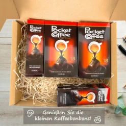 Genussleben Box Mit 700g Ferrero Pocket Coffee Espresso -Haribo || Tassimo || Senseo Verkaufsgeschäft 52ed973b2d11bcb157b93a62e4328593