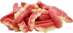 Fruchtgummi Zähne Aus Schaumzucker Und Fruchtgummi Halal 1000g