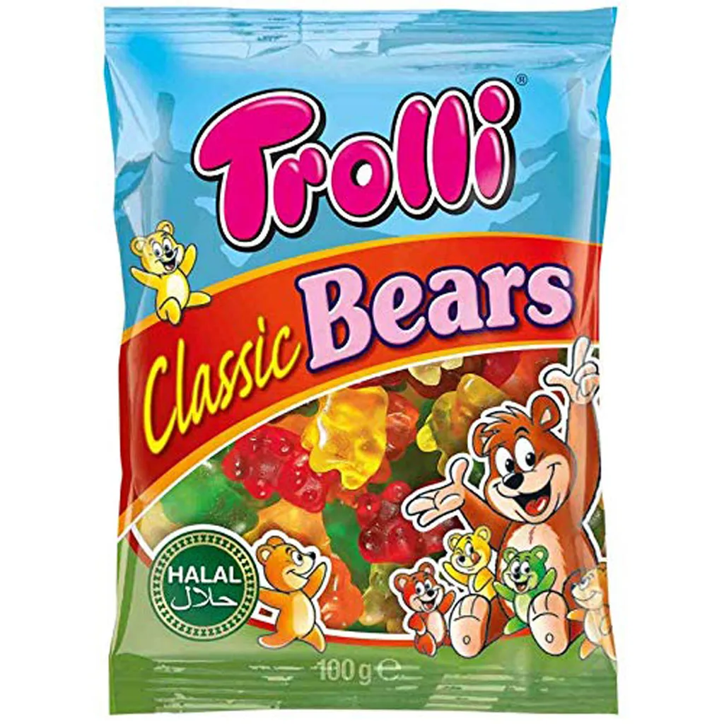 Trolli Classic Bears Halal Fruchtig Leckere Gummibärchen 100g 3 Trolli Classic Bears Halal Fruchtig Leckere Gummibärchen 100g
