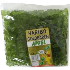 Haribo Goldbären Apfel (1kg Beutel Gummibärchen Grün) Sortenrein -Haribo || Tassimo || Senseo Verkaufsgeschäft 53710fd723c41e6a10fd2ce16544480a