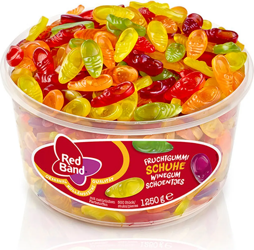 Red Band Fruchtgummi Schuhe 500 Stück, 1250g 4 Red Band Fruchtgummi Schuhe 500 Stück, 1250g – Bild 2