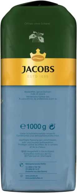 JACOBS Kaffeebohnen Expertenröstung Crema Mild Röstung Des Jahres 2x1 Kg Bohnen -Haribo || Tassimo || Senseo Verkaufsgeschäft 53e69d924f869610b15d884731fa2c85
