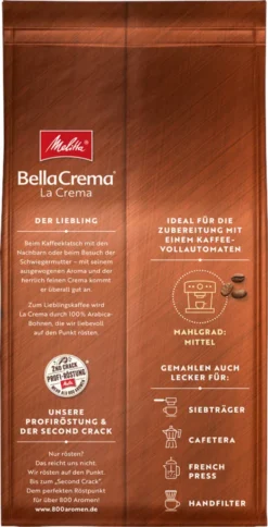MELITTA Ganze Kaffeebohnen BellaCrema LaCrema 1100 G Vollmundig Ausgewogen -Haribo || Tassimo || Senseo Verkaufsgeschäft 540fd0a300275a9f2db8a74a6a73f5cb