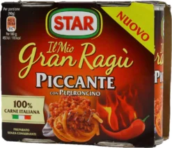 Star Gran Ragú Piccante Con Peperoncino 2 X 180g