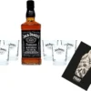 Jack Daniels Set Tennessee Whiskey Old No.7 0,7L (40% Vol) + 6x Tumbler Glas Jack Daniels - [Enthält Sulfite] -Haribo || Tassimo || Senseo Verkaufsgeschäft 56beef1e256ae215620ef394b98def32