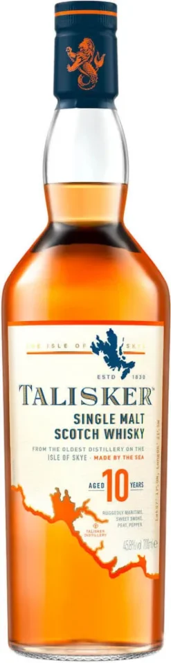 Talisker 10 Jahre Single Malt Scotch Whisky In Geschenkpackung | 45,8 % Vol | 0,7 L -Haribo || Tassimo || Senseo Verkaufsgeschäft 56f81829423047a624df91bf381c04ba