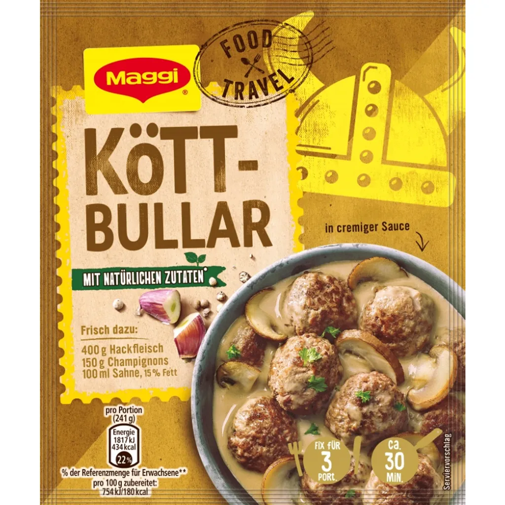 Maggi Fix Für Köttbullar Sauce Für Schwedische Hackbällchen 34g 3 Maggi Fix Für Köttbullar Sauce Für Schwedische Hackbällchen 34g
