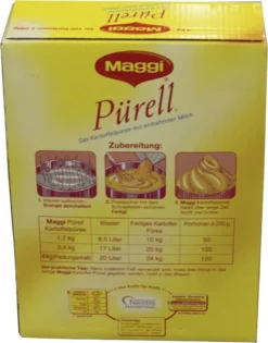 Maggi Pürell Kartoffelpüree Mit Entrahmter Milch Und Butternote 4000g -Haribo || Tassimo || Senseo Verkaufsgeschäft 5790b2de56b39bc279ae926c87ead321