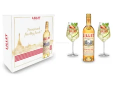 Lillet Geschenkset - Lillet Blanc Aperitiv De France 750ml (17% Vol) + 2 Lillet Gläser -Haribo || Tassimo || Senseo Verkaufsgeschäft 591ec084783d94ace05240274ab5d085