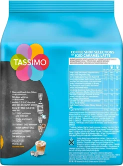 TASSIMO Kapseln Typ Iced Caramel Latte Coffee Shop Selections Discs 8 Getränke -Haribo || Tassimo || Senseo Verkaufsgeschäft 594ba82addb1543ebea4e4397bcd6e9d