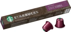 Nestlé® Starbucks Caffe Verona By Nespresso Kaffeekapseln Röstkaffee 55g, 10 Kapseln -Haribo || Tassimo || Senseo Verkaufsgeschäft 59e65453119633ed984ba444d7279ad4
