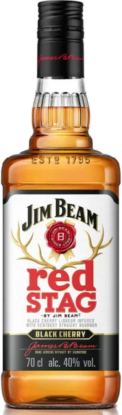 Jim Beam Red Stag USA Whiskey Likör Whiskey | 40,0 % Vol | 0,7 L