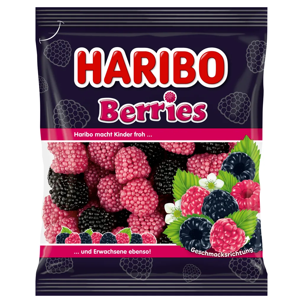 Haribo Berries Beliebte Himbeeren Mit Einem Softem Geleekern 175g 3 Haribo Berries Beliebte Himbeeren Mit Einem Softem Geleekern 175g